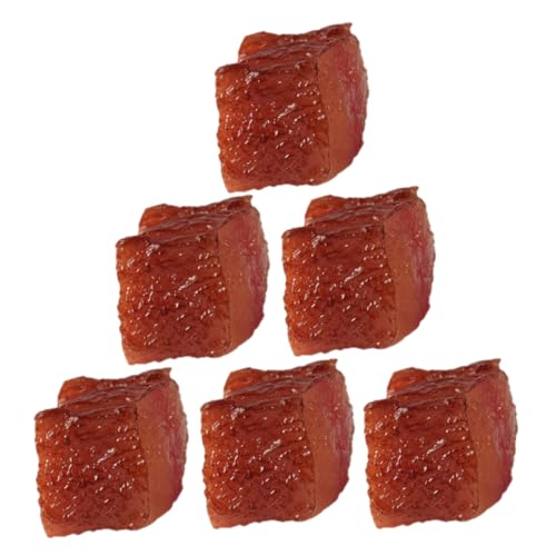 Supvox 6 Stück Westliche Kücheneinrichtung Kunststoff-Fleisch Requisite Für Gefälschtes Fleisch in Der Küche Gefälschtes Lebensmittelmodell Küchenfleischmodell PVC Supvox 6 Stück Westliche Kücheneinrichtung Kunststoff-Fleisch Requisite Für Gefälschtes Fleisch in Der Küche Gefälschtes Lebensmittelmodell Küchenfleischmodell PVC von Supvox