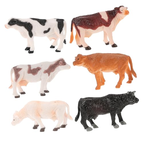 Supvox 6 Stück Wildtiermodellspielzeug Mini-Rinder Winziges Vieh Dekorative Miniatur-rinderfigur Miniatur-vieh-gartenornamente Gartenkuh Mini-viehfigur Kuh Figur Plastik Supvox 6 Stück Wildtiermodellspielzeug Mini-Rinder Winziges Vieh Dekorative Miniatur-rinderfigur Miniatur-vieh-gartenornamente Gartenkuh Mini-viehfigur Kuh Figur Plastik von Supvox