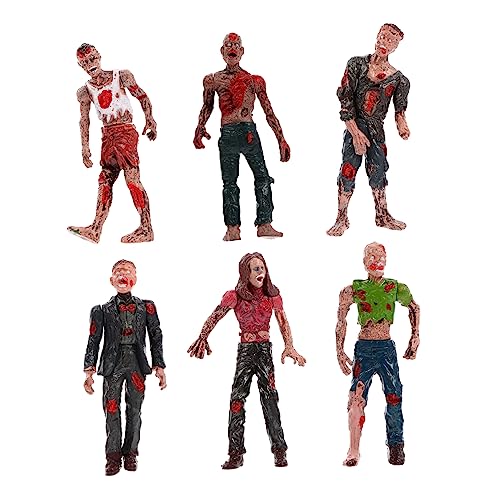 Supvox 6 Stück Zombie-Puppenspielzeug Figuren Zombie Halloween-Requisiten Halloween- Zombie-Statue Zombies -Figur Zombie Figuren Halloween Horror Zombie-Modell Streichquellen Plastik Supvox 6 Stück Zombie-Puppenspielzeug Figuren Zombie Halloween-Requisiten Halloween- Zombie-Statue Zombies -Figur Zombie Figuren Halloween Horror Zombie-Modell Streichquellen Plastik von Supvox