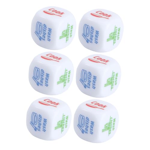 Supvox 6 Stück aus Acryl groß Wie für Erwachsene Party Heimspielzeug Neuheitswürfel Neuheit Acrylwürfel kreatives Würfelspielzeug Würfelspiele Weiß Supvox 6 Stück aus Acryl groß Wie für Erwachsene Party Heimspielzeug Neuheitswürfel Neuheit Acrylwürfel kreatives Würfelspielzeug Würfelspiele Weiß von Supvox