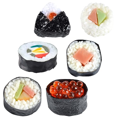 Supvox 6 Teilige Sushi Modell Requisiten Simulieren Realistisches Sushi Künstliches Sushi Modell Sushi Requisite Sushi Figur Sushi Go Probe Künstliches Sushi Für Supvox 6 Teilige Sushi Modell Requisiten Simulieren Realistisches Sushi Künstliches Sushi Modell Sushi Requisite Sushi Figur Sushi Go Probe Künstliches Sushi Für von Supvox