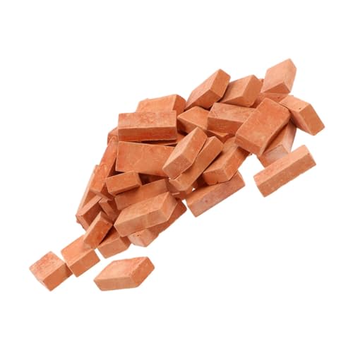 Supvox 60 Stück Maßstab Tonziegel für Sandtisch Landschaftsbau DIY Puppenhaus Mikro Modellbau Vielseitig Einsetzbar Langlebig Platzsparend Supvox 60 Stück Maßstab Tonziegel für Sandtisch Landschaftsbau DIY Puppenhaus Mikro Modellbau Vielseitig Einsetzbar Langlebig Platzsparend von Supvox