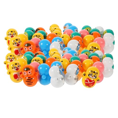 Supvox 60 Stück Teiliges Mini Tumbler aus Langlebigem Kunststoff Bunte Mini Tierfiguren Wackelfeste Mitgebsel für Kindergeburtstag Karneval und Party Goodie Bags Zufällige Farbe Supvox 60 Stück Teiliges Mini Tumbler aus Langlebigem Kunststoff Bunte Mini Tierfiguren Wackelfeste Mitgebsel für Kindergeburtstag Karneval und Party Goodie Bags Zufällige Farbe von Supvox