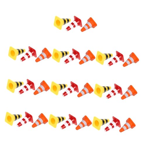 Supvox 60 Stück Teiliges Verkehrszeichen Spielset Mini Straßenkegel Verkehrsbarrieren Lernspielzeug für Verkehrssimulation Farbige Kunststoffkegel Rot Gelb Orange für Pädagogisches Supvox 60 Stück Teiliges Verkehrszeichen Spielset Mini Straßenkegel Verkehrsbarrieren Lernspielzeug für Verkehrssimulation Farbige Kunststoffkegel Rot Gelb Orange für Pädagogisches von Supvox