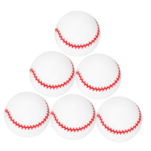 Supvox 6Stücke Aufblasbare Baseballs Für PVC Softbälle Für Strand Pool Und Partys Für Sommerliche Spiele Und Aktivitäten Im Freien Sicher Und Langlebig von Supvox