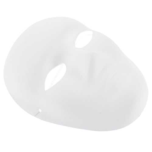 Supvox 6Stücke DIY Unbemalte Masken Weiße Papiermasken für Maskerade und Handwerk für Halloween Karneval und Cosplay zum Bemalen und Gestalten von Supvox