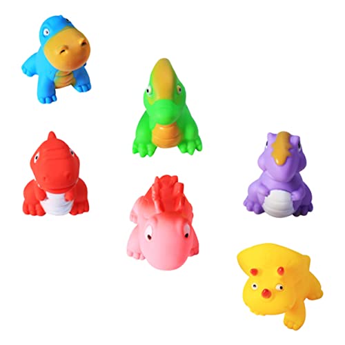 Supvox 6Stücke Duschspielzeug für Teiliges Lustiges Quitschendes Dinosaurier Badespielzeug aus Hochwertigem Sicherem Material für Kreativen Badespaß Supvox 6Stücke Duschspielzeug für Teiliges Lustiges Quitschendes Dinosaurier Badespielzeug aus Hochwertigem Sicherem Material für Kreativen Badespaß von Supvox