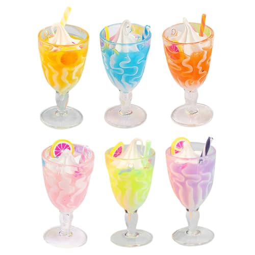 Supvox 6Stücke Eisbecher Für Puppenhaus Dekorative Ornamente Bunten Farben Zubehör Für Kreative Szenenmodelle Und Küchenspiele Supvox 6Stücke Eisbecher Für Puppenhaus Dekorative Ornamente Bunten Farben Zubehör Für Kreative Szenenmodelle Und Küchenspiele von Supvox