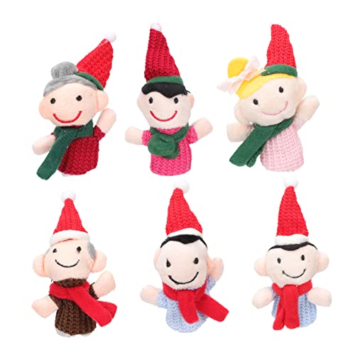 Supvox 6Stücke Fingerpuppen Teilig Handgefertigte Fingerpuppen Aus Strapazierfähigem Baumwollmaterial Für Kreatives Für Zuhause Kindergarten Und Frühe Bildung von Supvox