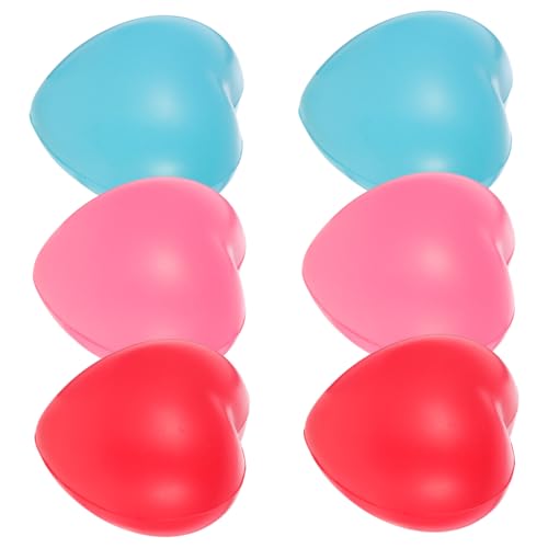 Supvox 6Stücke Herzförmiger Stressball Dehnbares Squeeze Für Dekompressionsspielzeug Aus PU Stressabbau Supvox 6Stücke Herzförmiger Stressball Dehnbares Squeeze Für Dekompressionsspielzeug Aus PU Stressabbau von Supvox