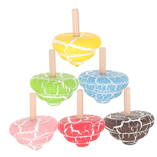 Supvox 6Stücke Holz Für Rotierende Gyroskope Und Pädagogisches Holzspielzeug Für Spaß Supvox 6Stücke Holz Für Rotierende Gyroskope Und Pädagogisches Holzspielzeug Für Spaß von Supvox