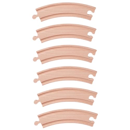 Supvox 6Stücke Holzspielzeug Teiliges für Kreative Bildungsspiele aus Holz und Zubehör für Jahren Zugstrecke für Jungen Supvox 6Stücke Holzspielzeug Teiliges für Kreative Bildungsspiele aus Holz und Zubehör für Jahren Zugstrecke für Jungen von Supvox
