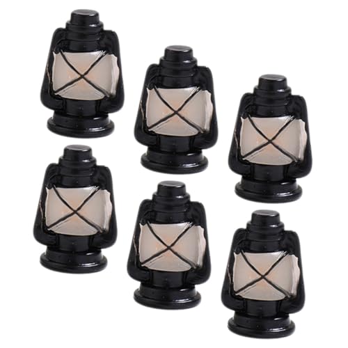 Supvox 6Stücke Kerosinlampe Dekorative Kleine Hängende Laternen für Puppenhaus Realistische Tischdekoration für Miniaturgärten und DIY Landschaften Supvox 6Stücke Kerosinlampe Dekorative Kleine Hängende Laternen für Puppenhaus Realistische Tischdekoration für Miniaturgärten und DIY Landschaften von Supvox