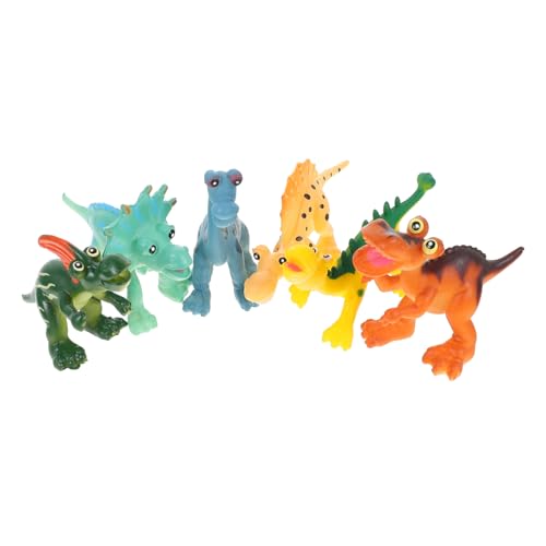 Supvox 6Stücke Lebendige Dinosaurier Spielzeuge Realistische Modelle für Kognitive Lernspielzeuge Dekoration für Dinosaurier Mottopartys und von Supvox