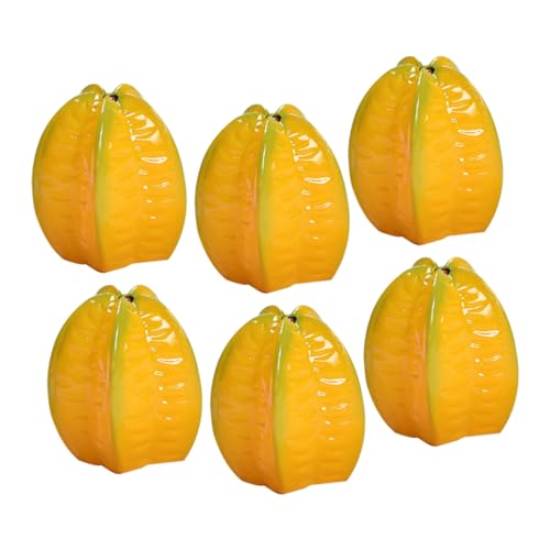 Supvox Künstliches Mini-Spielzeug 6 Stück Obst- Harzmaterial Für Fotografie-Requisiten Supvox Künstliches Mini-Spielzeug 6 Stück Obst- Harzmaterial Für Fotografie-Requisiten von Supvox