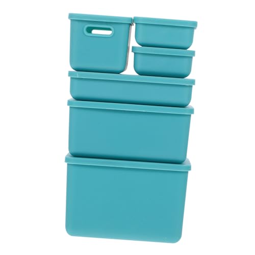 Supvox 6Stücke Mini Aufbewahrungsbox Mit Deckel Aus Kunststoff Für Puppenhaus Organisation Schmuck Und Lebensmittelspielzeug Und Modern Gestaltet Supvox 6Stücke Mini Aufbewahrungsbox Mit Deckel Aus Kunststoff Für Puppenhaus Organisation Schmuck Und Lebensmittelspielzeug Und Modern Gestaltet von Supvox