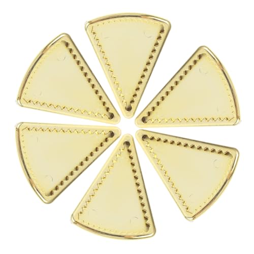 Supvox 6Stücke Mini Goldene Puppenhaus Tabletts Kleine Tablettmodelle Für Puppenhaus DIY Zubehör Für Szenen Und Dekoration von Supvox