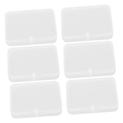 Supvox 6Stücke Rechteckige Aufbewahrungsboxen Aus Kunststoff Transparente Kartenhalter Für Spielkarten Visitenkarten Und Bankkarten Für Organisation Von Karten von Supvox