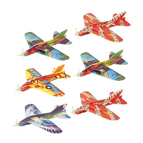 Supvox 6Stücke Rotations Flugzeug Für Montierte Modelle Für Outdoor Spiele Lernspielzeug Für Jungen Und Altersgerechtes Jahren von Supvox