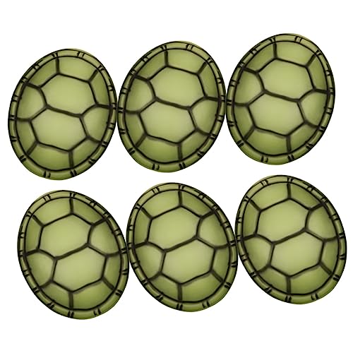 Supvox 6Stücke Schildkrötenschalen für Halloween Cosplay Requisite für Bühnenaufführungen und Kreative Leicht Atmungsaktiv und Bequem Tragbar Supvox 6Stücke Schildkrötenschalen für Halloween Cosplay Requisite für Bühnenaufführungen und Kreative Leicht Atmungsaktiv und Bequem Tragbar von Supvox
