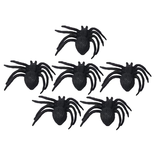 Supvox 6Stücke Teiliges Realistische Fake Spinnen Für Halloween Dekoration Party Requisiten Kreative Scherzartikel Zur Verbesserung Der Fantasie Von Kindern Und Unvergessliche von Supvox