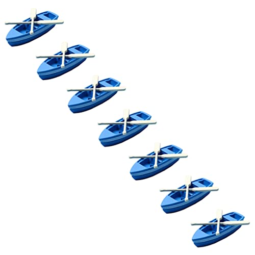 Supvox 7 Satz Bootsmodell Schiff nautische Mini Spielzeugboot Puppenhaus Feengartenboot Fischerboot Einrichtung im maritimen Stil nautische Dekoration für zu Hause Harz Blau Supvox 7 Satz Bootsmodell Schiff nautische Mini Spielzeugboot Puppenhaus Feengartenboot Fischerboot Einrichtung im maritimen Stil nautische Dekoration für zu Hause Harz Blau von Supvox