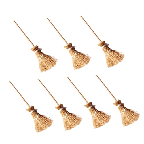 Supvox 7 Stück Mini-Besen deko Dekoration Schlafzimmer stylingo zubehör puppenhaus Gartenbesen im Freien Hexenbesenstiel Mini-Szenenschmuck Mini-Modell aus Holz Buche Khaki Supvox 7 Stück Mini-Besen deko Dekoration Schlafzimmer stylingo zubehör puppenhaus Gartenbesen im Freien Hexenbesenstiel Mini-Szenenschmuck Mini-Modell aus Holz Buche Khaki von Supvox