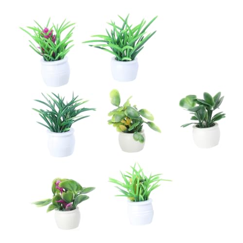 Supvox 7 Stück Mini-Topfmodell drinnen künstlich mit Topf klein realistisch Topfpflanzen künstliche Dekoration Künstlicher Blumentopf Dekoration Blumentopf Blumentopf- Plastik Grün Supvox 7 Stück Mini-Topfmodell drinnen künstlich mit Topf klein realistisch Topfpflanzen künstliche Dekoration Künstlicher Blumentopf Dekoration Blumentopf Blumentopf- Plastik Grün von Supvox