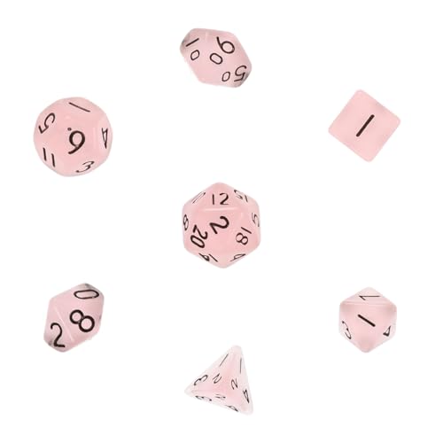 Supvox 7 Stück Teiliges Mini Würfelset Leuchtende Kreative Würfelspiel Requisiten Multifunktionale für Brettspiele und Rollenspiele für Partys und Spieleabende Supvox 7 Stück Teiliges Mini Würfelset Leuchtende Kreative Würfelspiel Requisiten Multifunktionale für Brettspiele und Rollenspiele für Partys und Spieleabende von Supvox