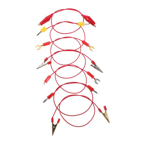 Supvox 7stücke Sichere Kabelklemme Mit Bananenstecker Für Stromkreisbausätze U-förmige Gabeln Für Junge Mädchen Wissenschaftliche Experimente Elektrische Prüfleitungen Physiklabore Supvox 7stücke Sichere Kabelklemme Mit Bananenstecker Für Stromkreisbausätze U-förmige Gabeln Für Junge Mädchen Wissenschaftliche Experimente Elektrische Prüfleitungen Physiklabore von Supvox