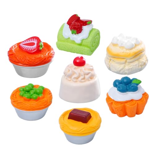 Supvox 7 Teiliges Realistisches Spiel Lebensmitteldekor Kunstmodell Geburtstagstorte Simulation Puppe Bäckerei Für Material Oh Miniatur Verschiedene Süßigkeiten Topper Obst Supvox 7 Teiliges Realistisches Spiel Lebensmitteldekor Kunstmodell Geburtstagstorte Simulation Puppe Bäckerei Für Material Oh Miniatur Verschiedene Süßigkeiten Topper Obst von Supvox