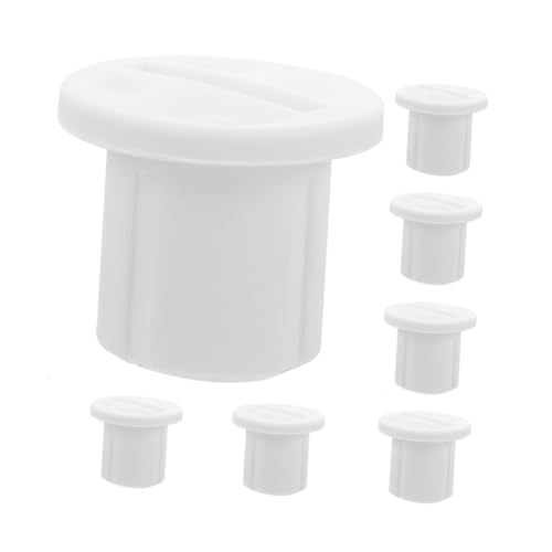 Supvox 7 Teiliges Toilettenzubehör Weißes Kunststoff Toilettensitz Schrauben Ersatzset Schrauben Ersatz Kunststoffschrauben Für Töpfchen Trainingssitz Supvox 7 Teiliges Toilettenzubehör Weißes Kunststoff Toilettensitz Schrauben Ersatzset Schrauben Ersatz Kunststoffschrauben Für Töpfchen Trainingssitz von Supvox