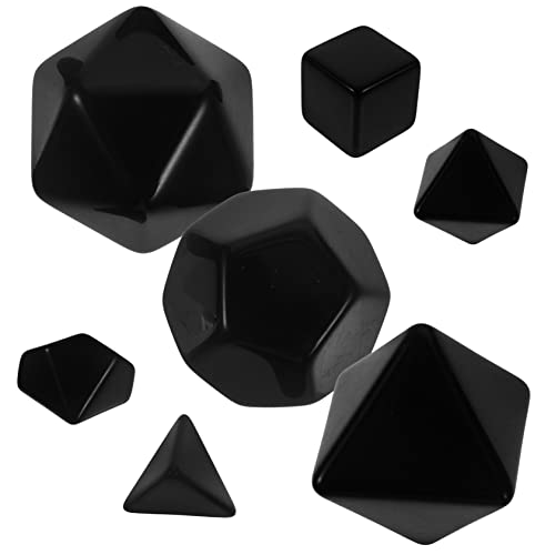Supvox 7 Teiliges Würfelset Story Würfel DIY Spielwürfel Unfertige Würfel Brettspielwürfel Mehrseitige Würfel Würfelspiel Requisiten Würfelherstellung Brettspielwürfel Trocken von Supvox
