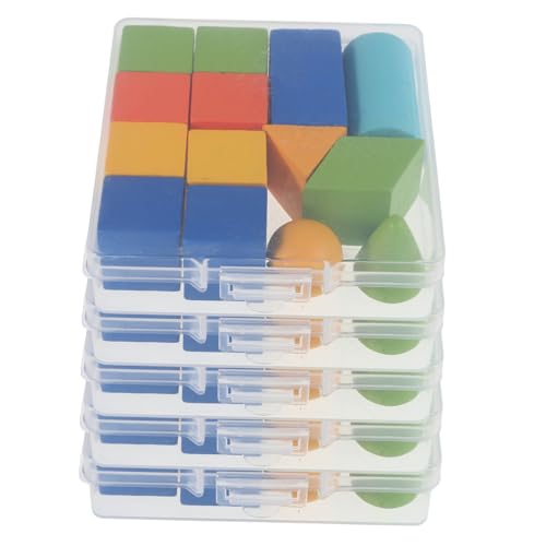 Supvox 70 Stück Geometrisches Modell Geometrie-kit Geometrie Lehrmittel Für Geometrie Geometriespielzeug Für Geometrisches Sensorisches Mathematikartikel Holz von Supvox