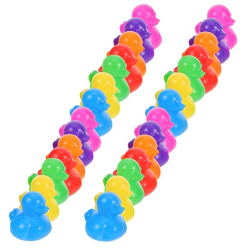Supvox 70 Stück Teiliges Enten-bade Stabilem Kunststoff Bunte Schwimmende Bälle für Kinderbadewanne Junge Mädchen-Indoor-Spiel Fördert Kreativität und Motorische Fähigkeiten von Supvox
