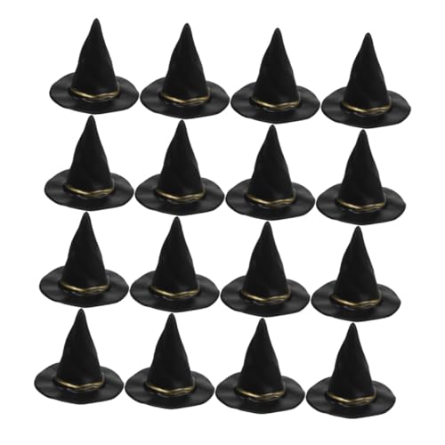 Supvox 72stücke Miniaturhut Für Halloween-partydeko Kleine Partyhüte Als Dekoration Winzige Kunststoffhüte Für Bastelprojekte Für Puppenhaus Diy-bastelhüte Miniatur-bastelhüte von Supvox