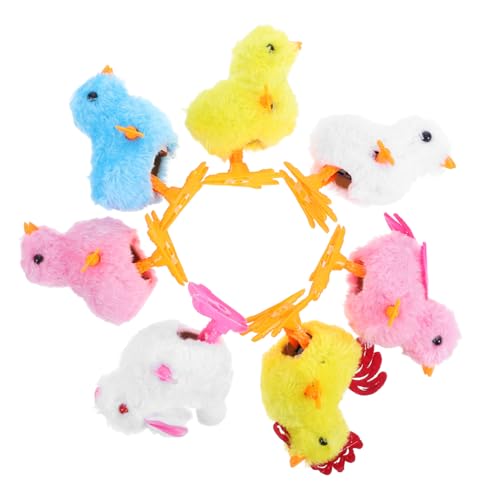 Supvox 7Stücke Flauschige Aufzieh Küken Spielzeuge Springende Hühner für Interaktive Osterkörbchenfüller Lebensechte Bewegung für Frühlingsfeiern und Spielspaß Supvox 7Stücke Flauschige Aufzieh Küken Spielzeuge Springende Hühner für Interaktive Osterkörbchenfüller Lebensechte Bewegung für Frühlingsfeiern und Spielspaß von Supvox