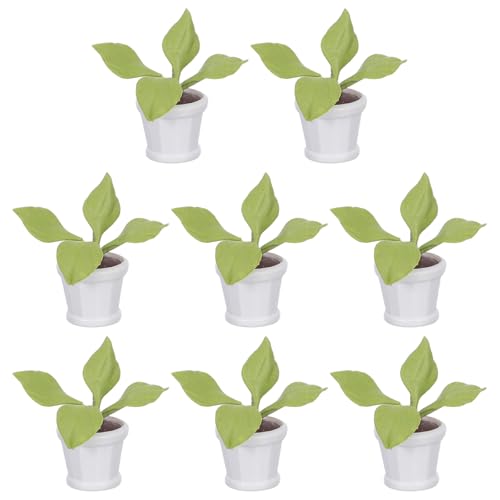 Supvox 8 Puppenhauspflanzen: Simulation Miniatur-Topfpflanzen für Puppenhausdekoration – Gefälschte grüne Bonsai-Mini-Blumentopf-Requisiten für kleine Schreibtische Supvox 8 Puppenhauspflanzen: Simulation Miniatur-Topfpflanzen für Puppenhausdekoration – Gefälschte grüne Bonsai-Mini-Blumentopf-Requisiten für kleine Schreibtische von Supvox
