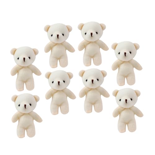 Supvox Bär Puppe 8 Stücke Tiny Bears Mehrzweck Realistische Weiche Tier Für Home von Supvox