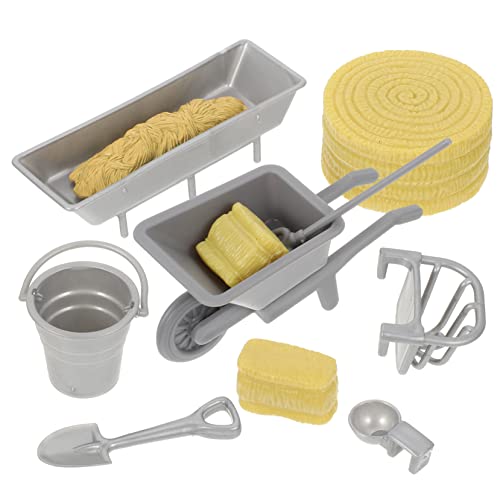 Supvox 8 Stück Farmwerkzeuge Kinderspielzeug Kleines Scheunenspielzeug Simulationsspielzeug Miniaturen Für Mini-nutztiere Mini -Werkzeuge Für Plastik von Supvox