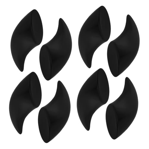 Supvox 8 Stück Fursuit-nagelzubehör Pfote Fingerkrallen Falsche Fingernägel Halloween-Handschuhe Fursuit- Black Harz Supvox 8 Stück Fursuit-nagelzubehör Pfote Fingerkrallen Falsche Fingernägel Halloween-Handschuhe Fursuit- Black Harz von Supvox