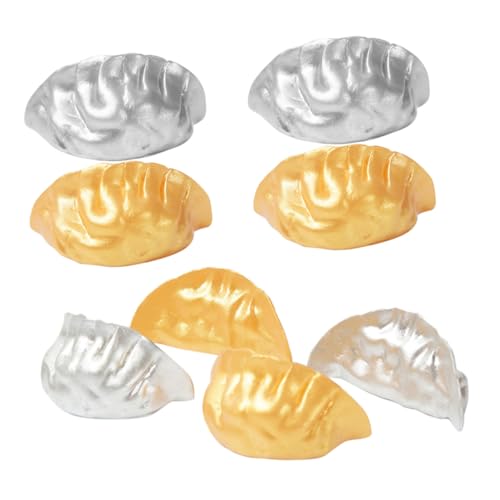 Supvox 8 Stück Knödel-Modellspielzeug Restaurant zubehör Dumplings Spielzeugrestaurant Knödel Dekorationen simuliertes Essensdekor PVC von Supvox