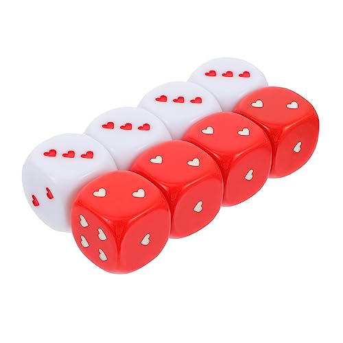 Supvox 8 Stück Liebe Würfelspielzeug Form Herzen Herz Würfel Kreatives Würfelspielzeug Brettspiele Würfel Spielzubehör Acryl Transparent Supvox 8 Stück Liebe Würfelspielzeug Form Herzen Herz Würfel Kreatives Würfelspielzeug Brettspiele Würfel Spielzubehör Acryl Transparent von Supvox