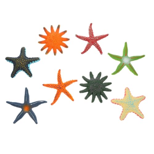 Supvox 8 Stück Meerestiermodelle Stranddekoration Party Meer Kleine Ozeantierfiguren Ozeantiere Ozeantierfiguren Ozeanmodelle Ozeantiermodelle PVC von Supvox