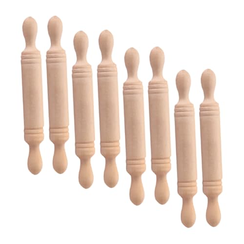 Supvox 8 Stück Miniatur Nudelholz Teiliges Holzspielzeug für Realistische Küchenutensilien für Puppenhäuser Sicheres und Langlebiges Lernspielzeug für Kreative Spielstunden Supvox 8 Stück Miniatur Nudelholz Teiliges Holzspielzeug für Realistische Küchenutensilien für Puppenhäuser Sicheres und Langlebiges Lernspielzeug für Kreative Spielstunden von Supvox