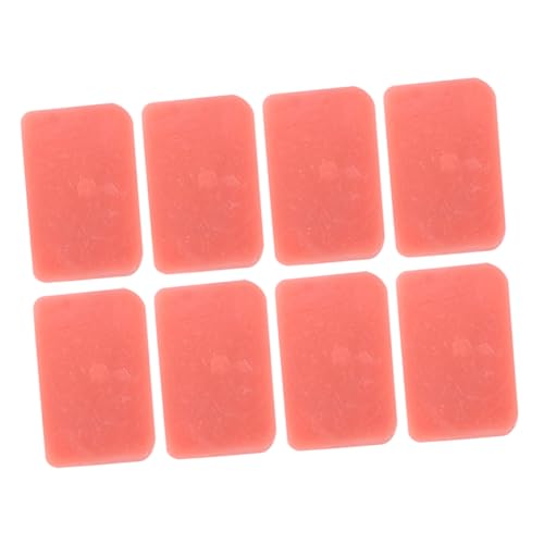 Supvox 8 Stück Mittagsfleischmodell gefälschte Schinkenscheiben Requisite für gefälschtes Fleisch in der Küche Party-Requisite künstliche Fleischstütze PVC Supvox 8 Stück Mittagsfleischmodell gefälschte Schinkenscheiben Requisite für gefälschtes Fleisch in der Küche Party-Requisite künstliche Fleischstütze PVC von Supvox