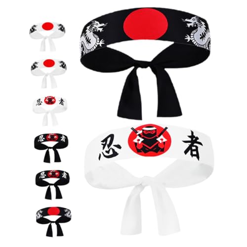 Supvox 8 Stück Ninja-stirnband Ninja-stirnbänder Japanische Dekorationsparty Kochaccessoires Für Männer Kopftuch Japanische Partydekoration Koch-bandana Karate-stirnbänder Polyester Supvox 8 Stück Ninja-stirnband Ninja-stirnbänder Japanische Dekorationsparty Kochaccessoires Für Männer Kopftuch Japanische Partydekoration Koch-bandana Karate-stirnbänder Polyester von Supvox