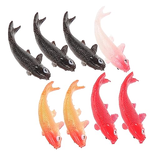 Supvox 8 Stück Puppenhaus-Modell plastikenten plasure Dollhouse playmobile Mini-Fischfiguren künstliches Goldfischspielzeug Miniaturen Puppenhaus Puppenhaus-Karpfen-Fisch-Figur Supvox 8 Stück Puppenhaus-Modell plastikenten plasure Dollhouse playmobile Mini-Fischfiguren künstliches Goldfischspielzeug Miniaturen Puppenhaus Puppenhaus-Karpfen-Fisch-Figur von Supvox