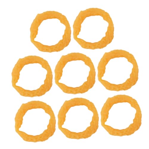 Supvox 8 Stück Simulierte Tintenfischringspielzeug nachgeahmtes Lebensmittelmodell entzückende Tintenfischringe verschleißfestes Lebensmitteldekor Faux-Food- PVC Gelb Supvox 8 Stück Simulierte Tintenfischringspielzeug nachgeahmtes Lebensmittelmodell entzückende Tintenfischringe verschleißfestes Lebensmitteldekor Faux-Food- PVC Gelb von Supvox