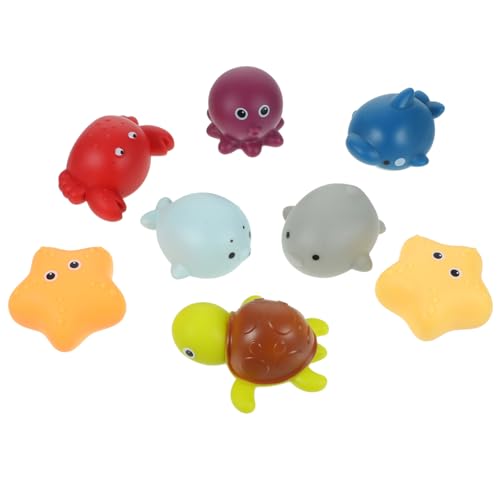 Supvox 8 Stück Teiliges Badespielzeug für Kleinkinder Lustige Tierchen mit Quietscher für Badewanne Wasserspielzeug für Fördert Kreativität und Farbempfinden Supvox 8 Stück Teiliges Badespielzeug für Kleinkinder Lustige Tierchen mit Quietscher für Badewanne Wasserspielzeug für Fördert Kreativität und Farbempfinden von Supvox
